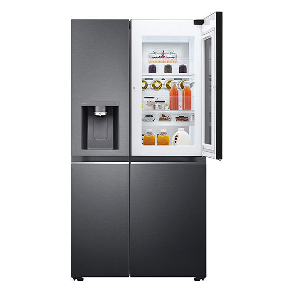 Picture of LG New Refrigerator with InstaView ThinQ™ 635L - Black - GC-X257CQHS