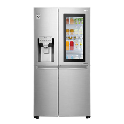 Picture of LG Refrigerator 4 Doors 618L with InstaView Door-In-Door™ - Noble Steel - GC-X247CSBV