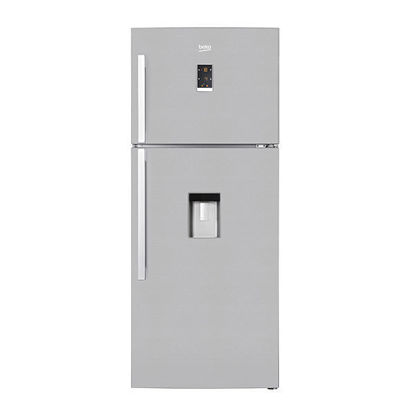 Picture of Beko Refrigerator No Frost 2 Doors 530L With Dispenser - Stainless Steel - DN153720DX