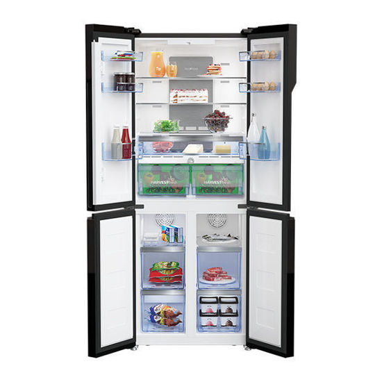 El Iraqi Company Beko Refrigerator No Frost 4 Doors 450L Black