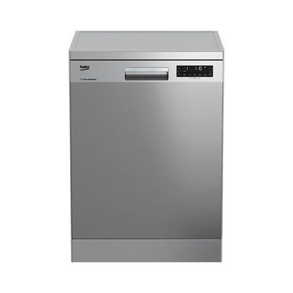 Picture of Beko Dishwasher 15 Sets 8 Programs Inverter - Stainless Steel- DFN28520X