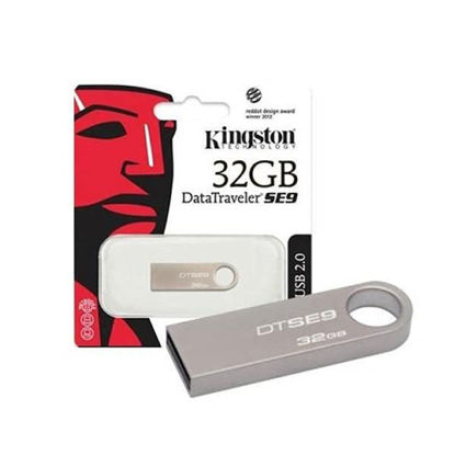 صورة فلاشة كينغستون بمنفذ USB بسعة 32 جيجابايت - DTSE9
