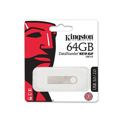 صورة فلاشة كينغستون بمنفذ USB بسعة 64 جيجابايت - DTSE9G2