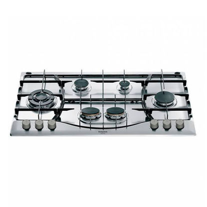 Picture of ARISTON BUILT-IN GAS HOB 90CM 6 BURNERS STAINLESS - PHN 962 TS/IX/A