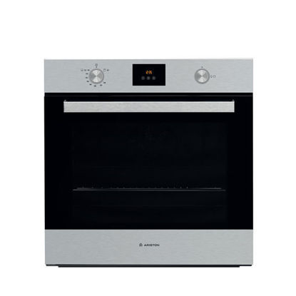 Picture of ARISTON BUILT-IN GAS OVEN 60 CM WITH ELECTRIC GRILL 60 LITRES STAINLESS - GF3 61 IX A