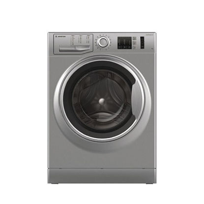 Picture of Ariston Front Load Automatic Washing Machine, 7 KG, Inverter Motor, Silver- NM10 723 SS EX