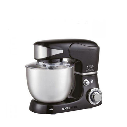 Picture of Black And White Stand Mixer, 1000 Watt, Black Silver - SC-206