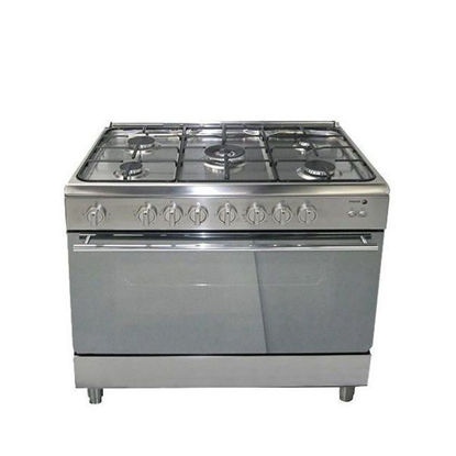 Picture of FAGOR GAS COOKER 5 BURNER 90*60 CM  STAINLESS STEEL - 5CF-990