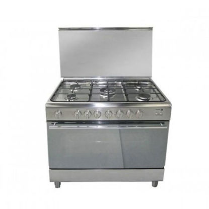 Picture of FAGOR GAS COOKER 5 BURNER 90*60 CM STAINLESS STEEL - 5CF-970