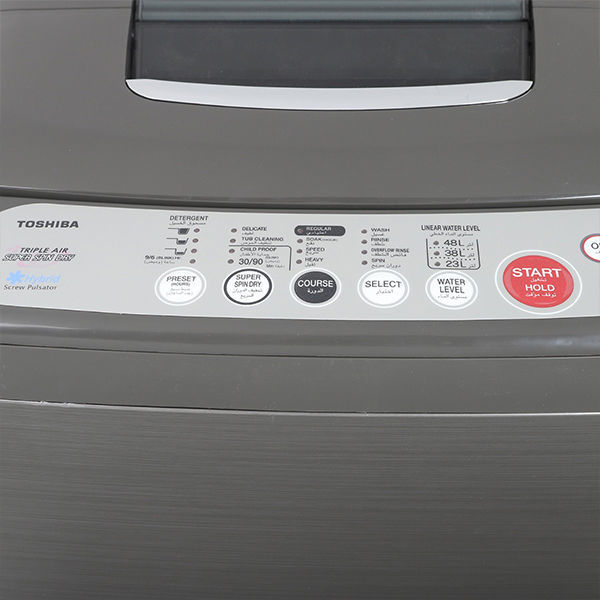 ElIraqi Company .Toshiba Automatic Washing Machine, Top Load, 8 KG