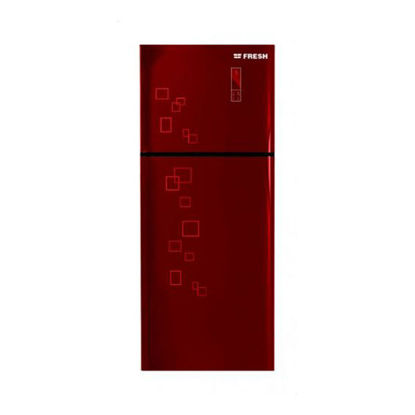 Picture of Fresh Refrigerator Digital 397 Liters Glass Door Red - FNT-MR470 YGR