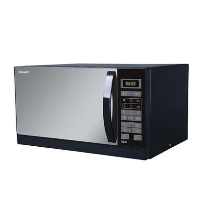 Picture of SHARP Microwave Grill 25 Liter, 900 Watt, 6 Menus, Black - R-750MR(K)