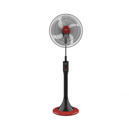 Picture of TORNADO Stand Fan 18 Inch, 4 Blades, Black x Red - TSF-18MB