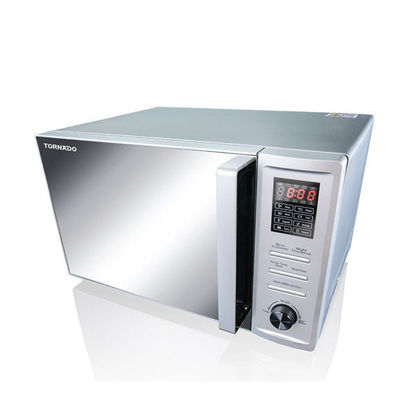 Picture of TORNADO Microwave Grill 36 Liter, 1000 Watt, 8 Menus, Silver - MOM-C36BBE-S