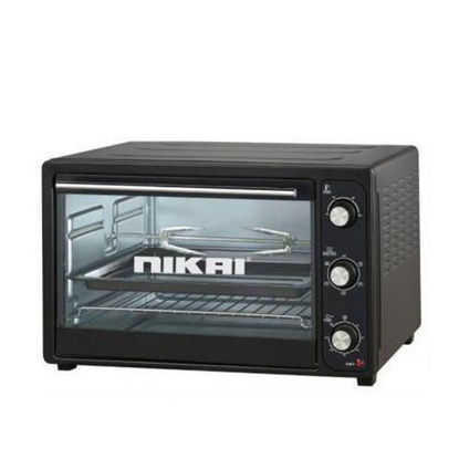 Picture of Electric Oven Nikai 50 Liter 1800 Watt with Fan Black - NET50RCB