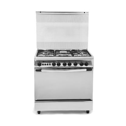 Picture of White Point  Gas Cooker Free Standing 5 Burners 80*60 cm Stainless - WPGC 8060 XFSA