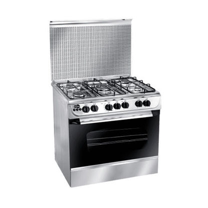 Picture of Unionaire cooker 5 Burners  60 * 90 cm glass cover Stainless Steel - C6090SSAC187