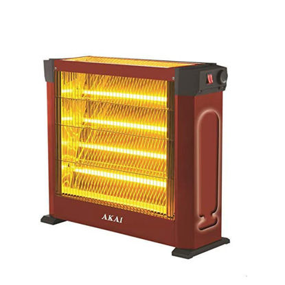 Picture of Akai Electric Heater 2200 Watt 4 Candles Red - AK-2970