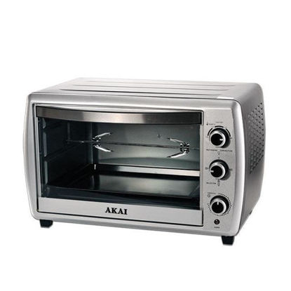 Picture of Akai Electric Oven with Grill 45 Liters Silver/Black - Ak-4500