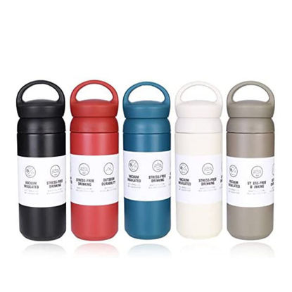 Picture of Warm My Life thermal mug 550 ml color White , Black , Red -L-8065