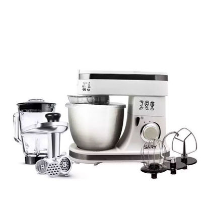 Picture of Sary stand mixer 1200 Watt 6.5 L 10 Functions white - SRKMW-21007