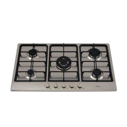 Picture of Kitchen Line Built-in Gas Hob 5 Burners 90 CM Stainless Steel - ZP.GGE5026