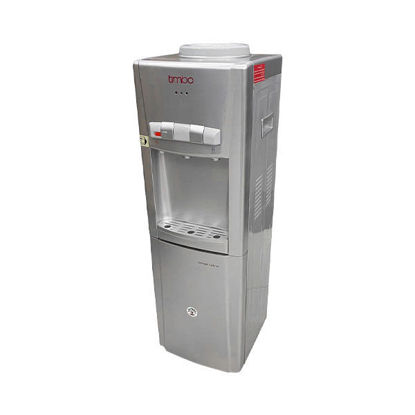 Picture of Timbo Water Dispenser 3 Taps Hot And Cold With Cabinet Silver / Black - TWD9002 S
