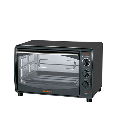Picture of SHARP Electric Oven 42 Litre , 1800 Watt in Black Color With Grill and Fan - EO-42K-2