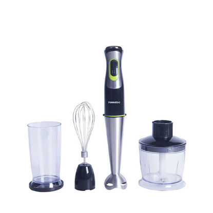 Picture of TORNADO Hand Mixer 400 Watt With Stainless Steel Egg Beater Black - THB-400CH