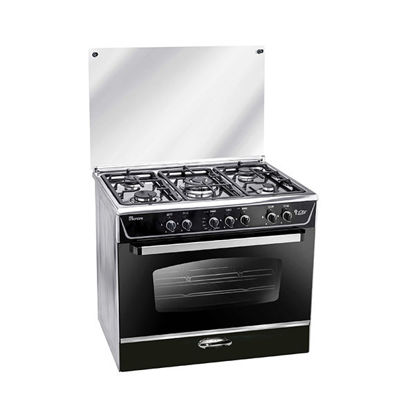 Picture of Unionaire Gas Cooker Free Stand 5 Burner 60*90 Cm I-Cook Stainless Steel – C6090SS-M1