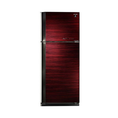 Picture of SHARP Refrigerator Inverter Digital, No Frost 450 Liter, Red - SJ-GV58A(RD)