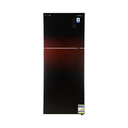 Picture of Fresh Refrigerator Digital 397 Liters Glass Door burgundy - FNT-MR470 YGQDR