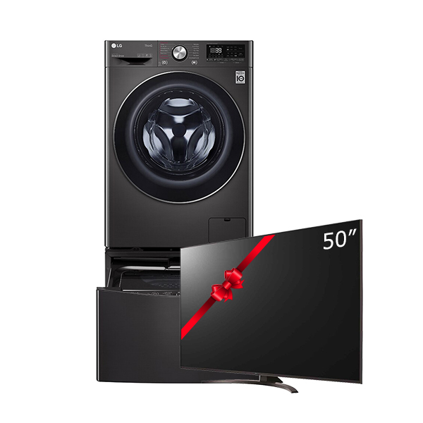 Picture of LG Twinwash 12KG / 8KG Dryer - Stanless steel - FT015V9BL + LG Screen 50 Inch Model 50UP8150PVB Picture of LG Twinwash 12KG / 8KG Dryer - Stanless steel - FT015V9BL + LG Screen 50 Inch Model 50UP8150PVB