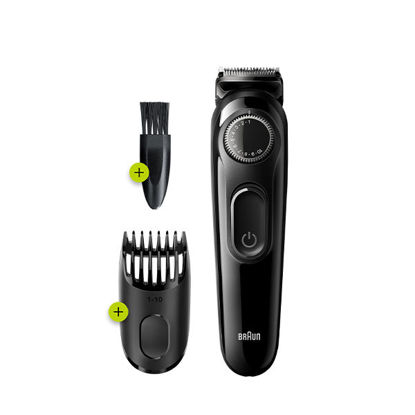 Picture of Braun Beard Trimmer and Hair Clipper , Black - BT3222