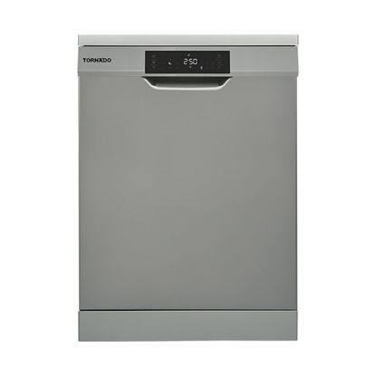 Picture of TORNADO Dishwasher 13 Person, 60 cm, Digital, 8 Programs, Dark Silver - TDV-FN138CDS