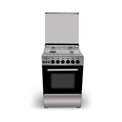 Picture of Imperial Gas Cooker 4 Burners 55*55 Cm Without Fan Stainless - P-5555-SS-P-ILMY