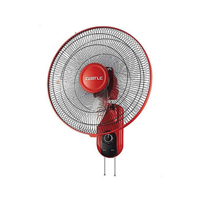 Picture of Castle Wall Fan 18 Inch 5 Blades - Red - FAW1918