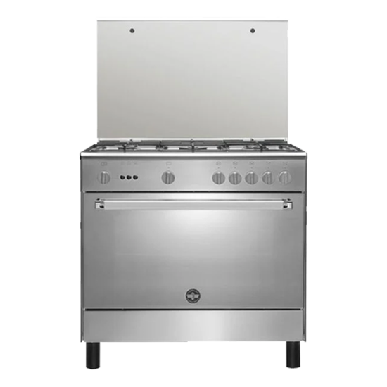 LA GERMANIA Freestanding Cooker 90 x 60 cm 5 Gas Burners In Stainless Steel Color - 9D10GUB1X4AWW