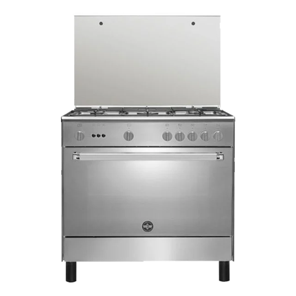 LA GERMANIA Freestanding Cooker 90 x 60 cm 5 Gas Burners In Stainless Steel Color - 9D10GUB1X4AWW