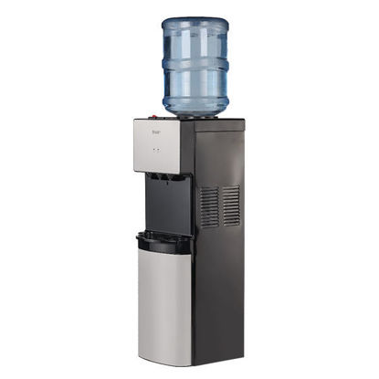 Picture of Passap Water Dispenser 3 Taps - Stainlees X Black - YL-1674S