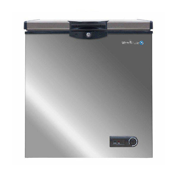 WHITE WHALE DEEP FREEZER 200 LITER STAINLESS STEEL WCF-2280 CSS