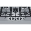 BOSCH BUILT-IN GAS HOB 5 BURNER 75 CM CAST IRON STAINLESS STEEL PCQ7A5M90