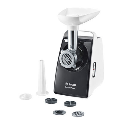 Picture of BOSCH MEAT MINCER COMPACT POWER 1600 WATT WHITE & BLACK MFW3612A