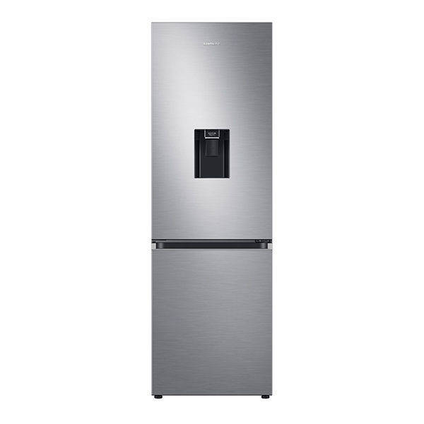 SAMSUNG REFRIGERATOR 341 LITERS NOFROST BOTTOM FREEZER WITH DISPENSER SILVER RB34T632FS9/MR