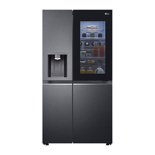 LG New Refrigerator with InstaView ThinQ™ 635L - Black - GC-X257CQHS