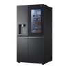 LG New Refrigerator with InstaView ThinQ™ 635L - Black - GC-X257CQHS