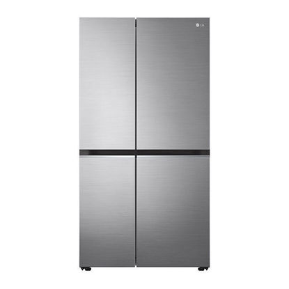 Picture of LG New Refrigerator 2 Doors Side By Side 655L - Silver - GC-B257SLWL