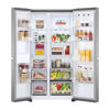 LG New Refrigerator 2 Doors Side By Side 655L - Silver - GC-B257SLWL
