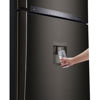 LG Refrigerator Linear Compressor 509L - Black Steel - GN-F722HXHL