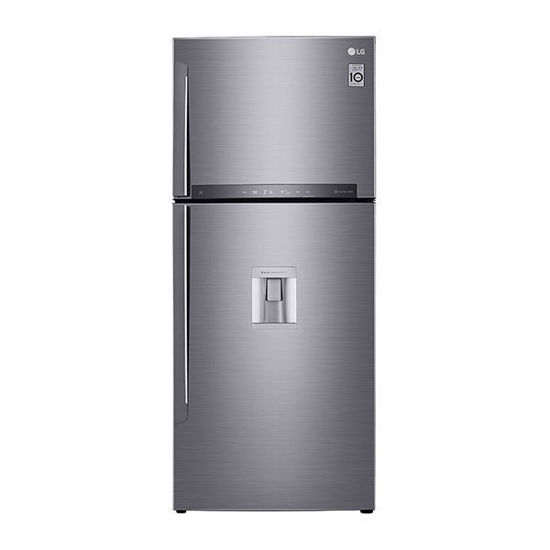 LG Refrigerator Linear Compressor 509L - Silver - GN-F722HLHL